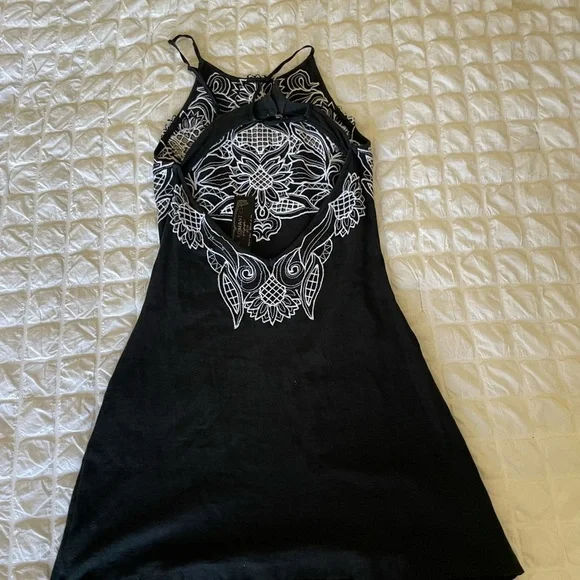 Free People embroidered New Romantics mini dress - Picture 3 of 7